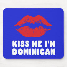 Béseme que soy labios dominicanos alfombrilla de ratón