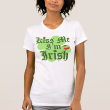 Béseme que soy obra clásica irlandesa camiseta