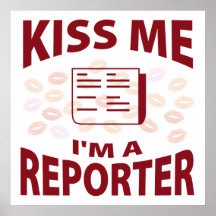 Béseme que soy reportero impresiones