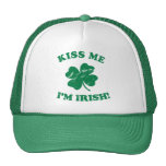Béseme que soy vintage irlandés gorra