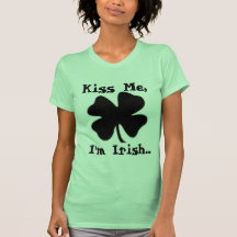 Béseme, yo son irlandés… camisetas