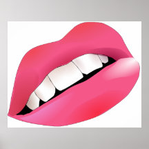 Bésese los labios impresiones