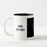 ¡BÉSESE LOS PIES! TAZA DE CAFÉ