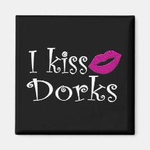 Beso a los Dorks Magent Imán De Nevera