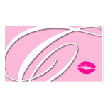 beso de 311-Monogram C Tarjeta De Visita