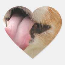 Besos de Charlie Pegatina Corazón Personalizadas