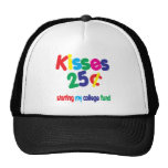 BESOS fondo de la universidad de 25 centavos… Gorros Bordados
