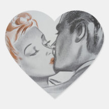 Besos Pegatinas De Corazon