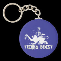 Bestia de Techno llaveros