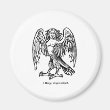 Bestia del Harpy Imanes De Nevera
