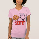 BFF, galleta y leche Camisetas