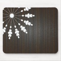 BG diseño-De madera floral alfombrillas de raton 