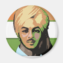 Bhagat Singh: Un héroe revolucionario Imanes De Nevera