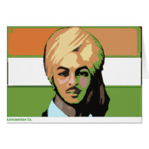Bhagat Singh: Un héroe revolucionario Tarjetón