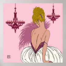Bianca en rosa - impresiones/posters