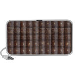 Biblioteca de la ciencia del vintage en un altavoz