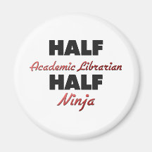 Bibliotecario a medias académico medio Ninja Iman