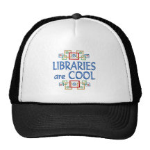 Bibliotecas frescas gorras de camionero