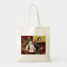 Bichon de Santa Frise (#1) Bolsas Lienzo