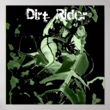 Bici 1, jinete de la suciedad de la suciedad posters