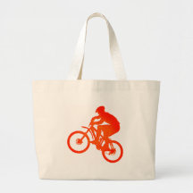 Bici atada para arriba bolsas lienzo