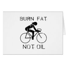 BICI: Camiseta del aceite de la grasa de la quemad Felicitaciones