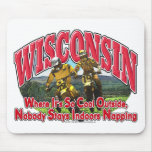 Bici de la suciedad de Wisconsin Alfombrilla De Raton