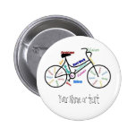 Bici de motivación, bicicleta, completando un cicl pins