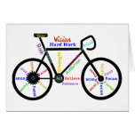 Bici de motivación, ciclo, Biking, palabras del de Tarjeton