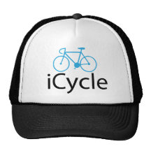 bici del azul del iCycle Gorro De Camionero