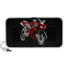 Bici del deporte que compite con la motocicleta mini altavoces