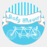 Bici del vintage para el pegatina de la ducha de t
