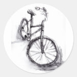 Bici Pegatinas Redondas