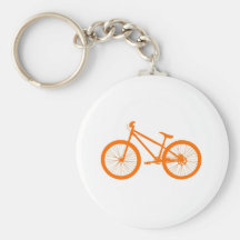Bicicleta anaranjada llaveros