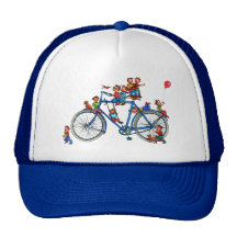 Bicicleta con el casquillo del bebé de los niños gorro