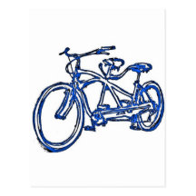Bicicleta construida para la bici 2 (del tándem an tarjetas postales