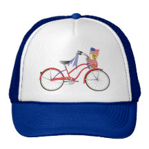 Bicicleta de julio gorros bordados