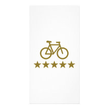 Bicicleta de la bici tarjeta fotográfica personalizada