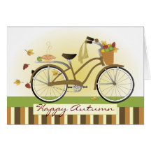 Bicicleta de la entrega de la empanada felicitación