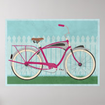 Bicicleta de Schwinn Poster