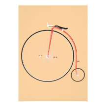 Bicicleta del vintage comunicado personalizado