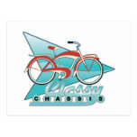 Bicicleta del vintage tarjeta postal