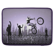 Bicicleta - diseño de ciclo del vector fundas macbook pro