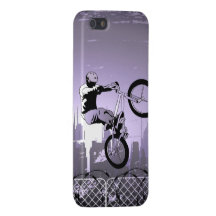 Bicicleta - diseño de ciclo del vector iPhone 5 fundas