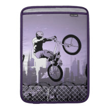 Bicicleta - diseño de ciclo del vector funda  MacBook
