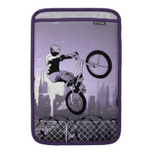 Bicicleta - diseño de ciclo del vector fundas para macbook air