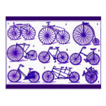 Bicicletas del vintage tarjeta postal