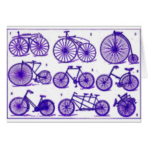 Bicicletas del vintage tarjetas