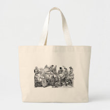Bicyclists de Calavera circa último 1800's México Bolsas