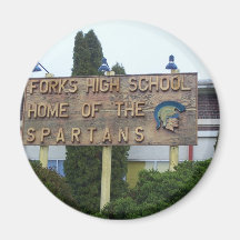 Bifurcaciones High School secundaria, hogar del Sp Imanes Para Frigoríficos